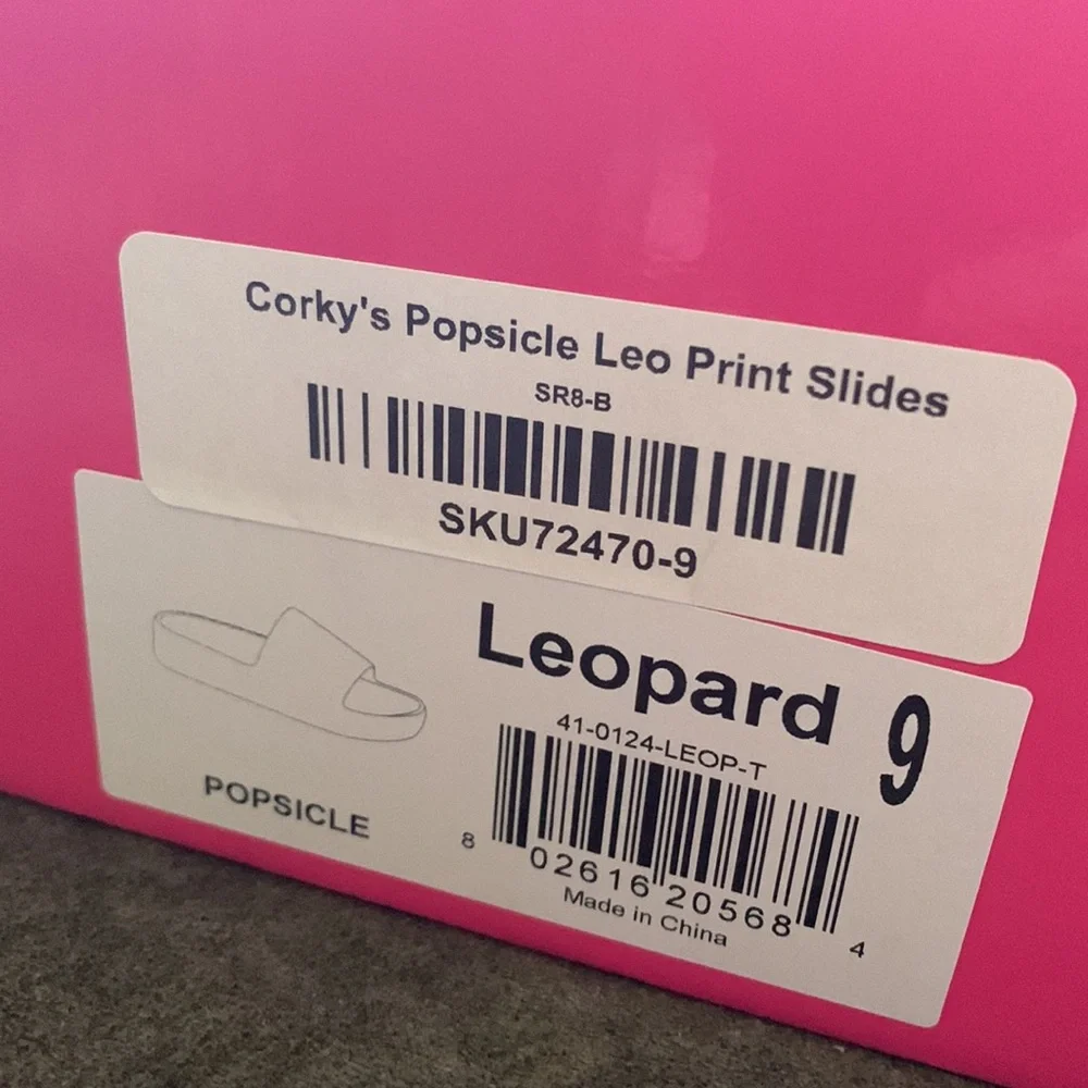 Corey’s Leopard Slides - Picture 5 of 6